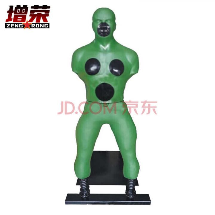 增荣刺杀硅胶人形靶 联保训练军训拼刺训练假人 配重移动款