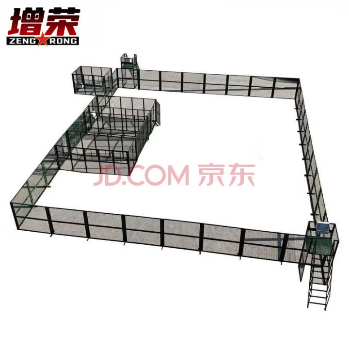 增荣模拟勤务训练场钢网款 可切换组合拼装模拟战术房屋ZR4655
