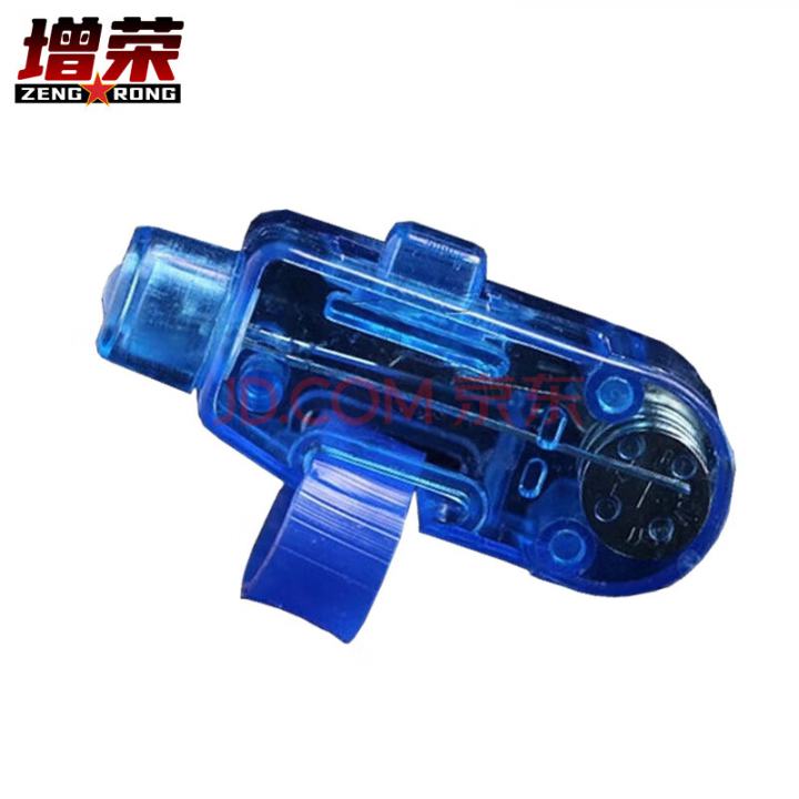 增荣led发光手指灯 激光戒指灯蓝色 拇指灯氛围灯100只装ZR3843