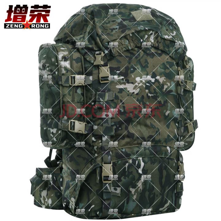 增荣新式背囊大背包组合生活背囊战术双肩携行背包85L(水墨云纹夏)