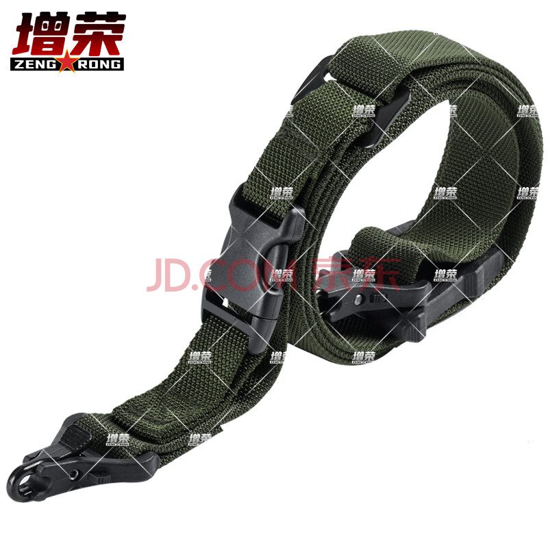 增荣新式191高精狙多功能三点式枪背带冲锋枪携行装具战术背带绿色