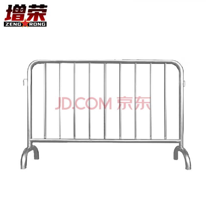 增荣不锈钢铁马护栏道路安全防护隔离施工栏商场学校可移动围挡1*1.5m