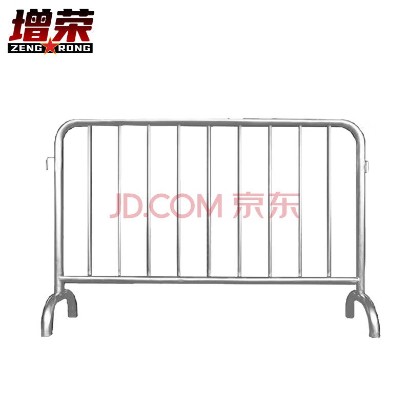 增荣不锈钢铁马护栏道路安全防护隔离施工栏商场学校可移动围挡1*1.5m