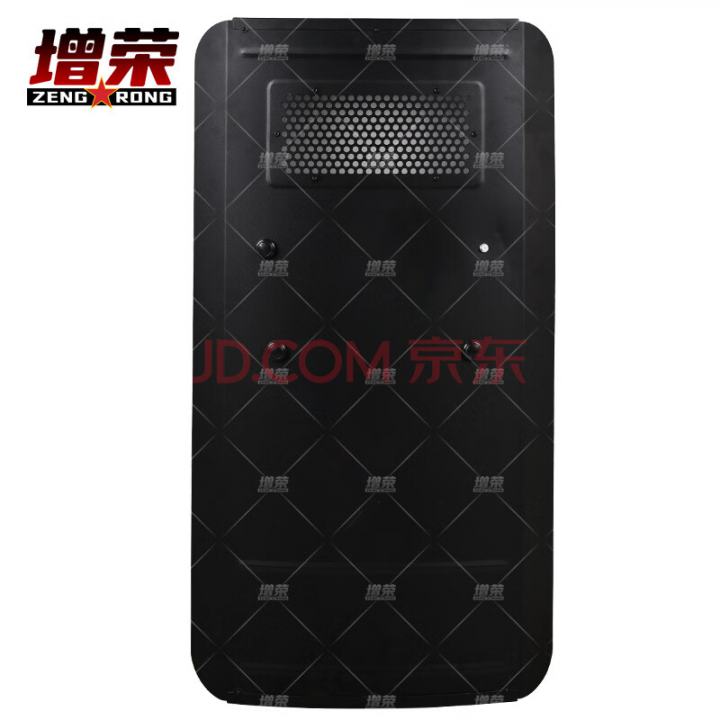 增荣铝合金盾牌 铝合金防暴盾牌手持车站防暴装备安保器材黑色