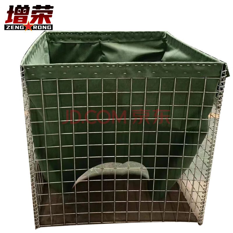 增荣便携式防爆笼景观园林镀锌石笼网防洪墙定做网孔1*1*0.5m单框