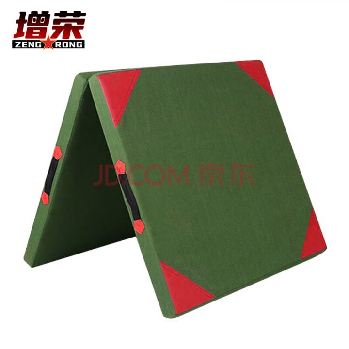 增荣体操垫仰卧起坐护垫体能训练垫加厚折叠防护垫 180*60*5cm