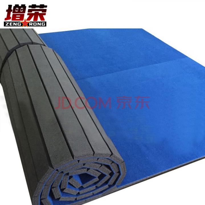 增荣散打格斗卷垫体能训练运动垫摔跤搏击跆拳道地垫宽度1.5m*1m*30mm