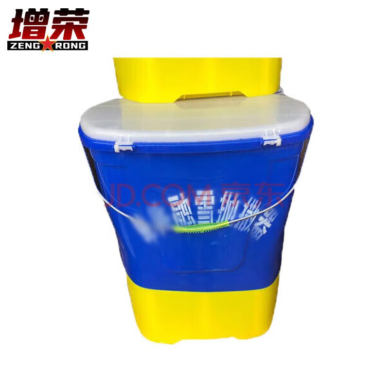 增荣电动融雪抛撒器 多功能背负式自动抛洒机25L 化雪撒盐机
