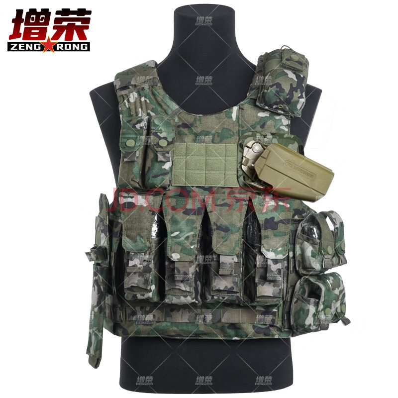 增荣新式战斗携行具背心迷彩战术背心防弹作战装备装具水墨云纹夏